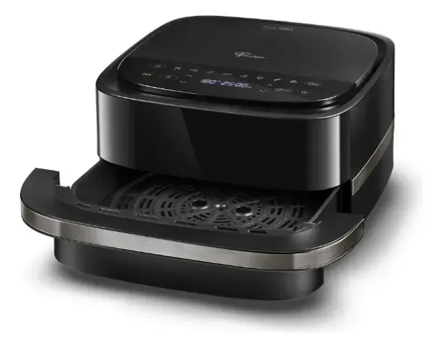 Fritadeira Elétrica Fischer Air Fryer Dual Grill 220v 4l Preto