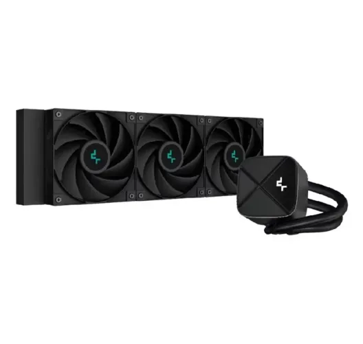 Watercooler Deepcool Ls720s Zero Dark 360mm Intel-AMD, Preto