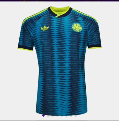 Camisa seleção Colômbia masculina, azul tamanho M