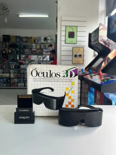 OCULOS 3D MASTER SYSTEM COM CAIXA SEMINOVO - TECTOY