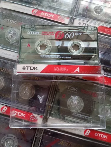 Lote Com 10 Fitas K7 Cassete TDK Para Regravações