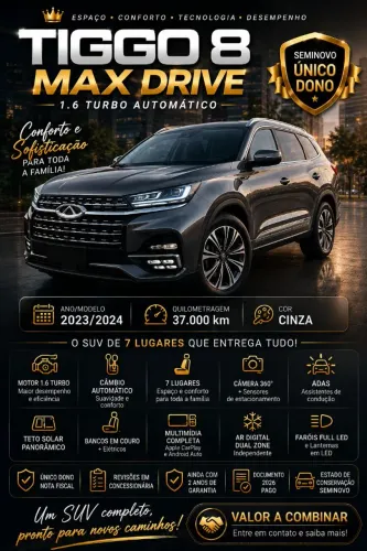 Chery Tiggo 8 MAX Drive 1.6 Turbo Aut. 2024
