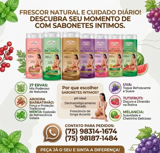 Sabonetes Íntimos