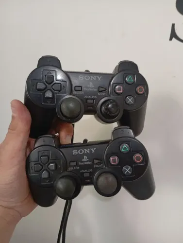 Lote de 2 controles Playstation 2 original