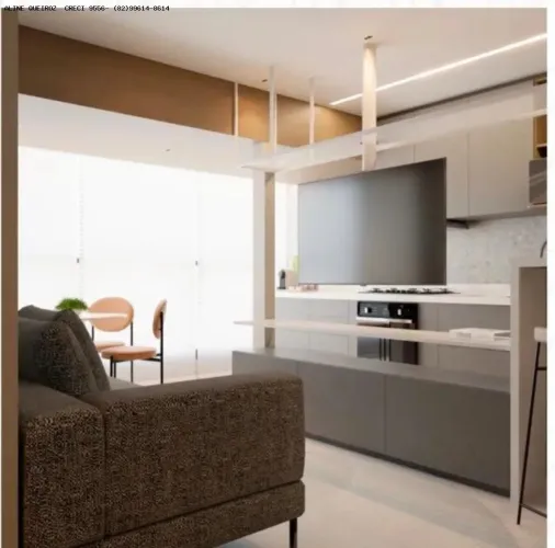 Apartamento para Locação em Maceió, Ponta Verde, 2 dormitórios, 1 suíte, 2 banheiros, 1 va