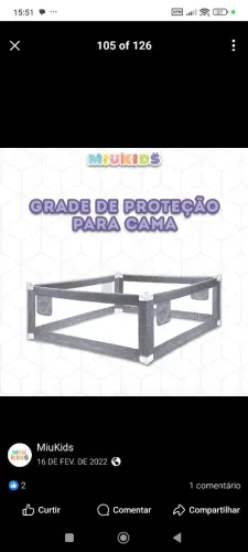 Grade de proteção King Size bebês e crianças 