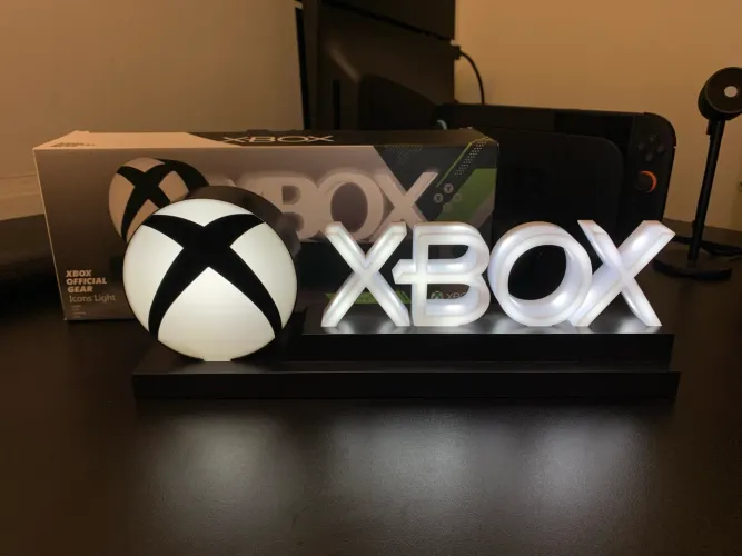 Luminária Xbox Official Gear Icons ligth