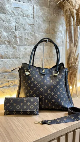 Bolsa Louis Vuitton com Carteira Feminina Premium Confecção Luxo
