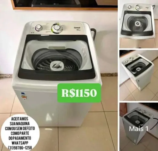 Máquina de Lavar 11kg da Consul c/ Garantia Entregamos