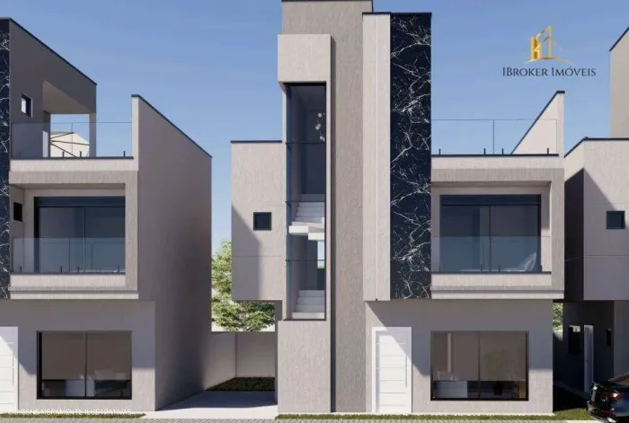 Sobrado NOVO com 3 suítes à venda, 127 m² A PARTIR DE R$ 898.000 - Capão Raso - Curitiba/P