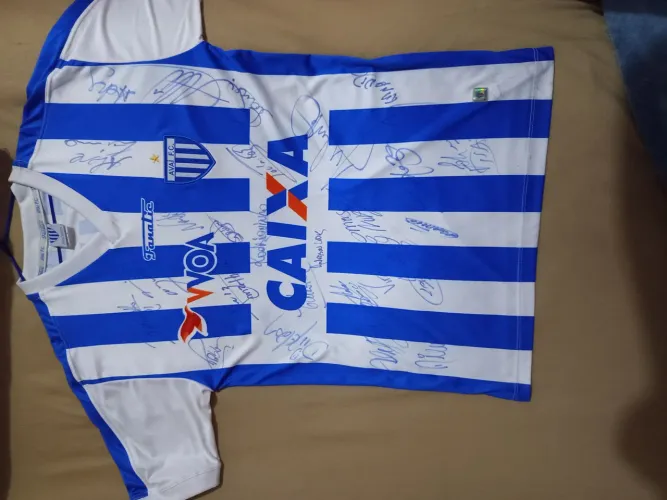 Camisa Oficial Avaí 2013 Autografada