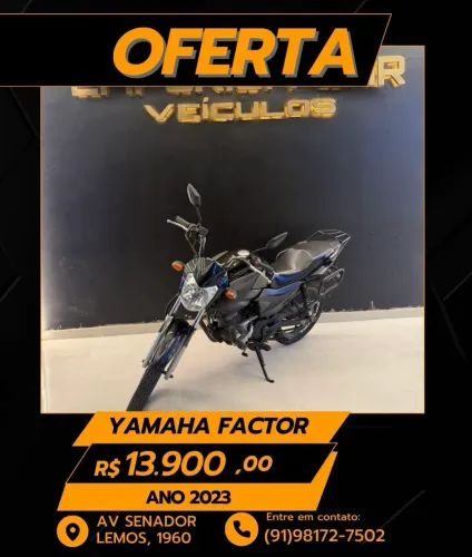 R$ 500 DE ENTRADA YAMAHA FACTOR 125 ANO 2023