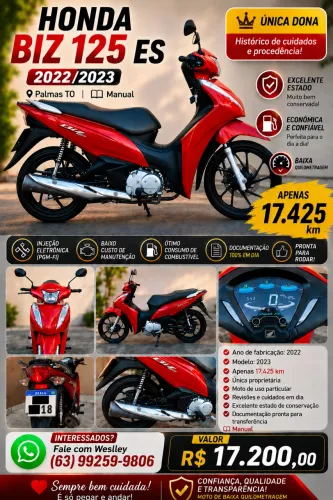 HONDA BIZ 125 ES | 2022/2023
