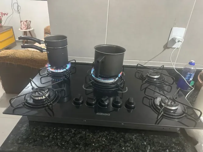FOGÃO 5 BOCAS SEMI NOVO COOKTOP 