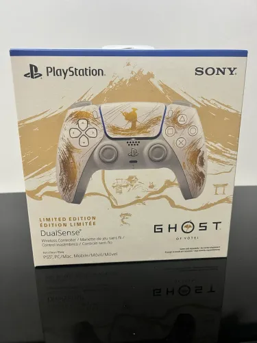 Controle Joystick Dual Sense PlayStation 5 Edição limitada Ghost of Yotei