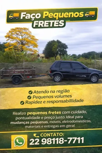 FRETES E PEQUENAS MUDANÇAS EM RIO DAS OSTRAS!