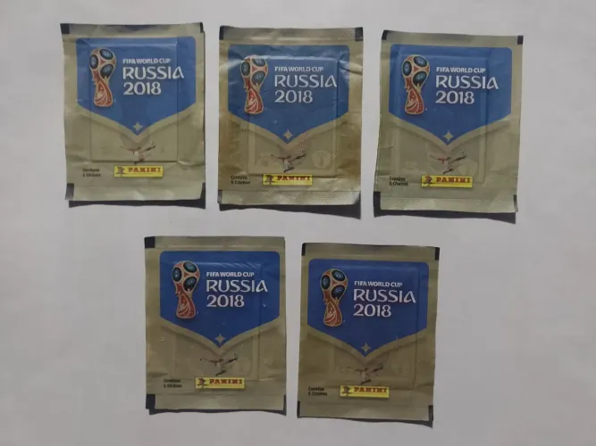 FIGURINHAS COPA 2018 LOTE DE(5) - ED. PANINI