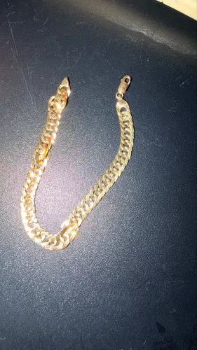 Pulseira de ouro maciço