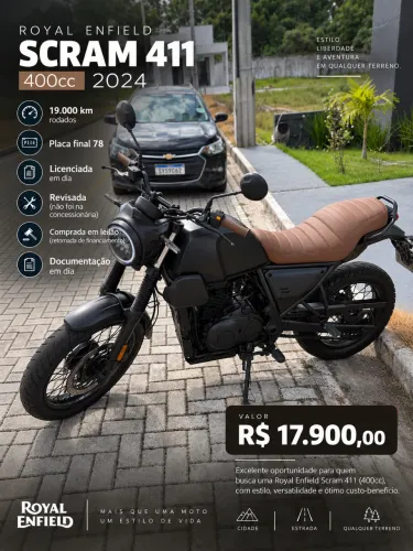 Royal enfield Scram 411 19000km