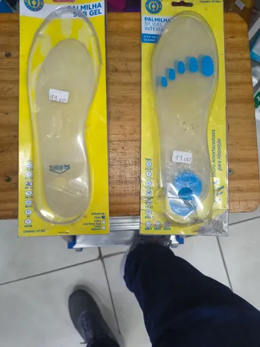 Palmilha de silicone