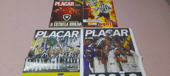 COLEÇÃO DE PÔSTER PLACAR BOTAFOGO.
