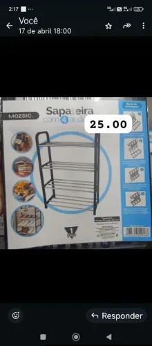 Sapateira mult uso portátil 