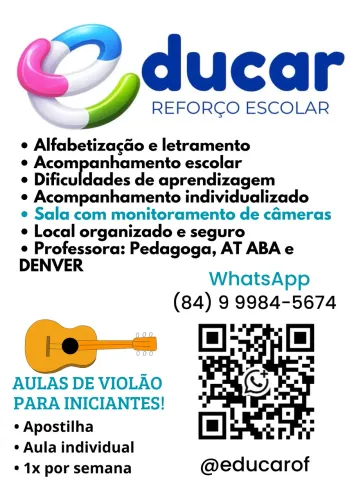 REFORÇO ESCOLAR 