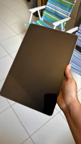 Tab S9 FE 128GB, perfeito estado, completo (caixa, capa, carregador e acessórios)