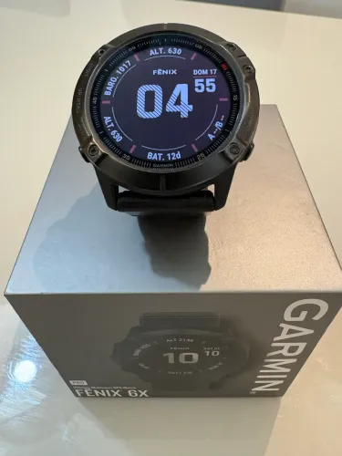 Garmin Fenix 6x Pro Safira 51mm! Excelente!