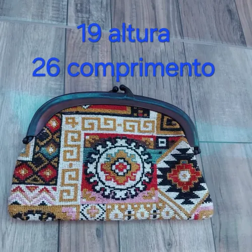 Bolsa tapeçaria globelin antiga