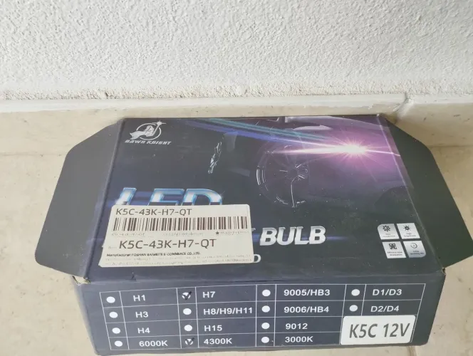 Lâmpada led h7