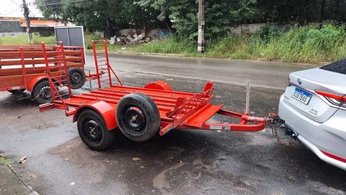 Carretinha para motos e quadriciclos