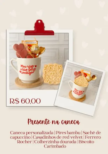 Presente Dia dos Namorados - Presente na Caneca