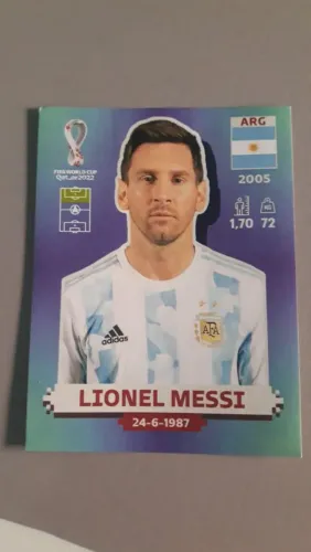 Figurinha do Messi 2022