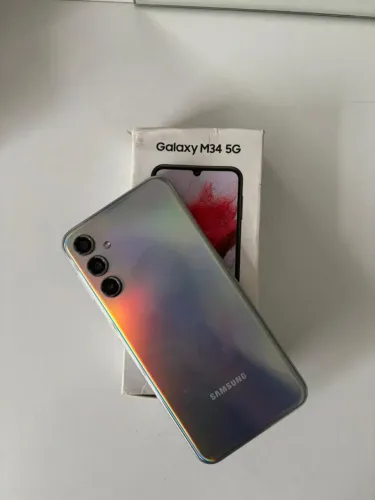 Aparelho Sansung M34 5G 128GB 1 ano de uso