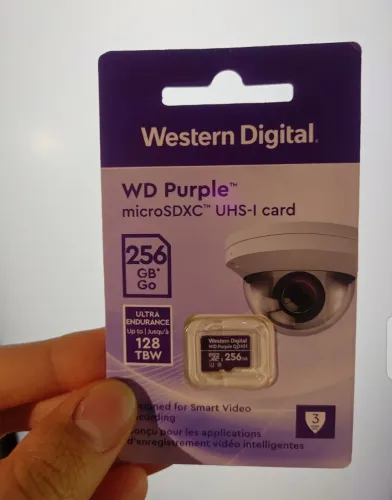 Cartão SD Western 256gb Roxo (Lacrado)