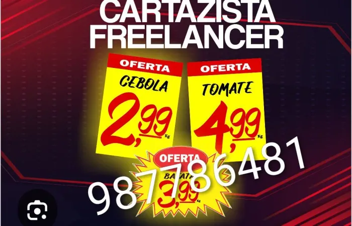 Cartazista  freelancer