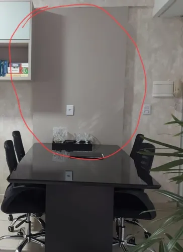 Painel em MDF claro para residência ou escritório