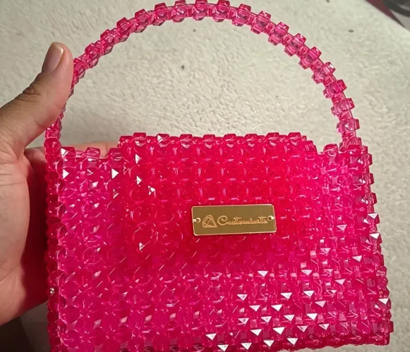 Bolsa de cristal acrílico 