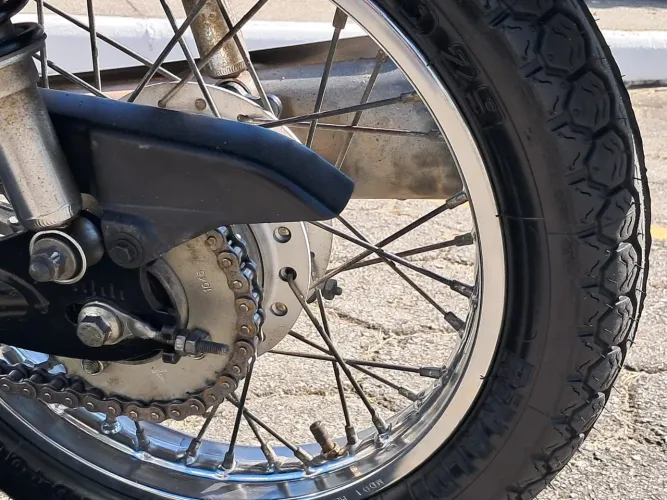 Troco Biz 125cc partida flex