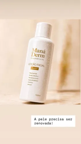Loção Clareadora Fecha Poros Ácido Salicílico Peeling Niacinamida Hidratante Mana Derm