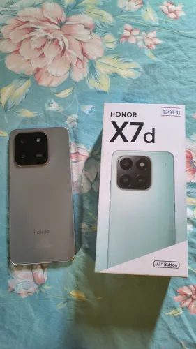 Honor X7d Seminovo, 256GB, Câmera 108 mp, bateria 6500 mAh, PERFEITO