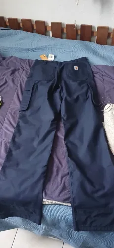 calça carhartt regular azul marinho 42 nova na etiqueta