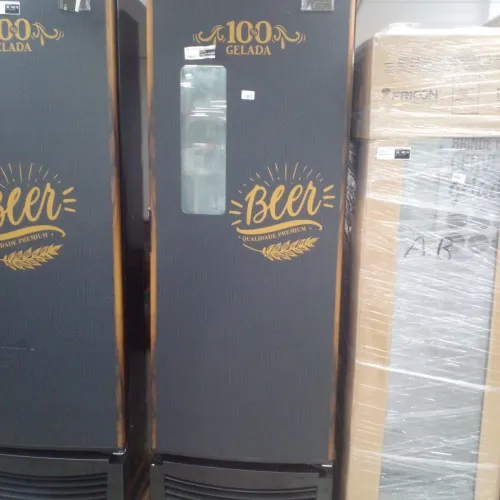 CERVEJEIRA VERTICAL DE 433 LITROS COM VISOR, DA MARCA FRICON, NOVA, PROMOÇÃO!!!!