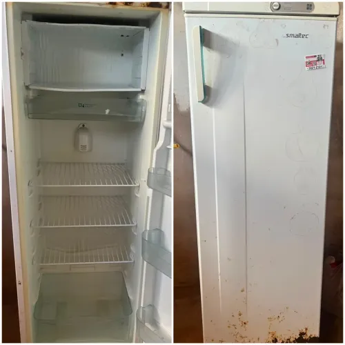 Geladeira usada funcionando perfeitamente. WhatsApp * 