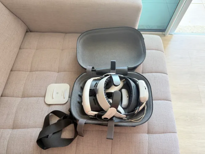 Meta Quest 3 512GB Completo BOBOVR, 2 Baterias, Case e Cabo Link