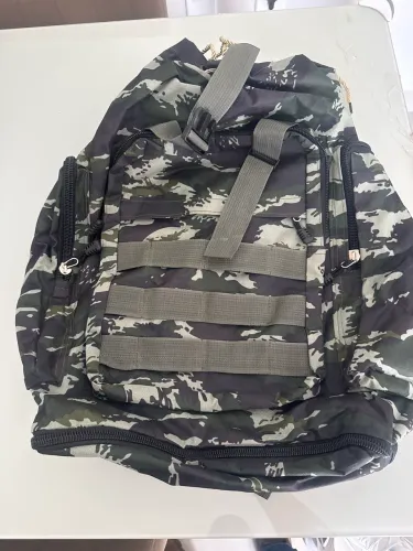 Mochila militar de acampamento