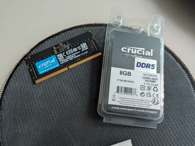 Memória ram DDR5 4800 08GB Sodimm