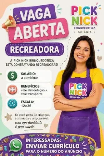 Vaga para recreadores