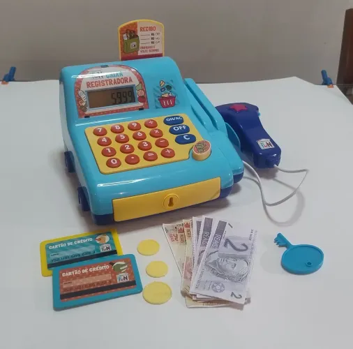 Brinquedo Caixa Registradora - FunCreative - Bom Estado
